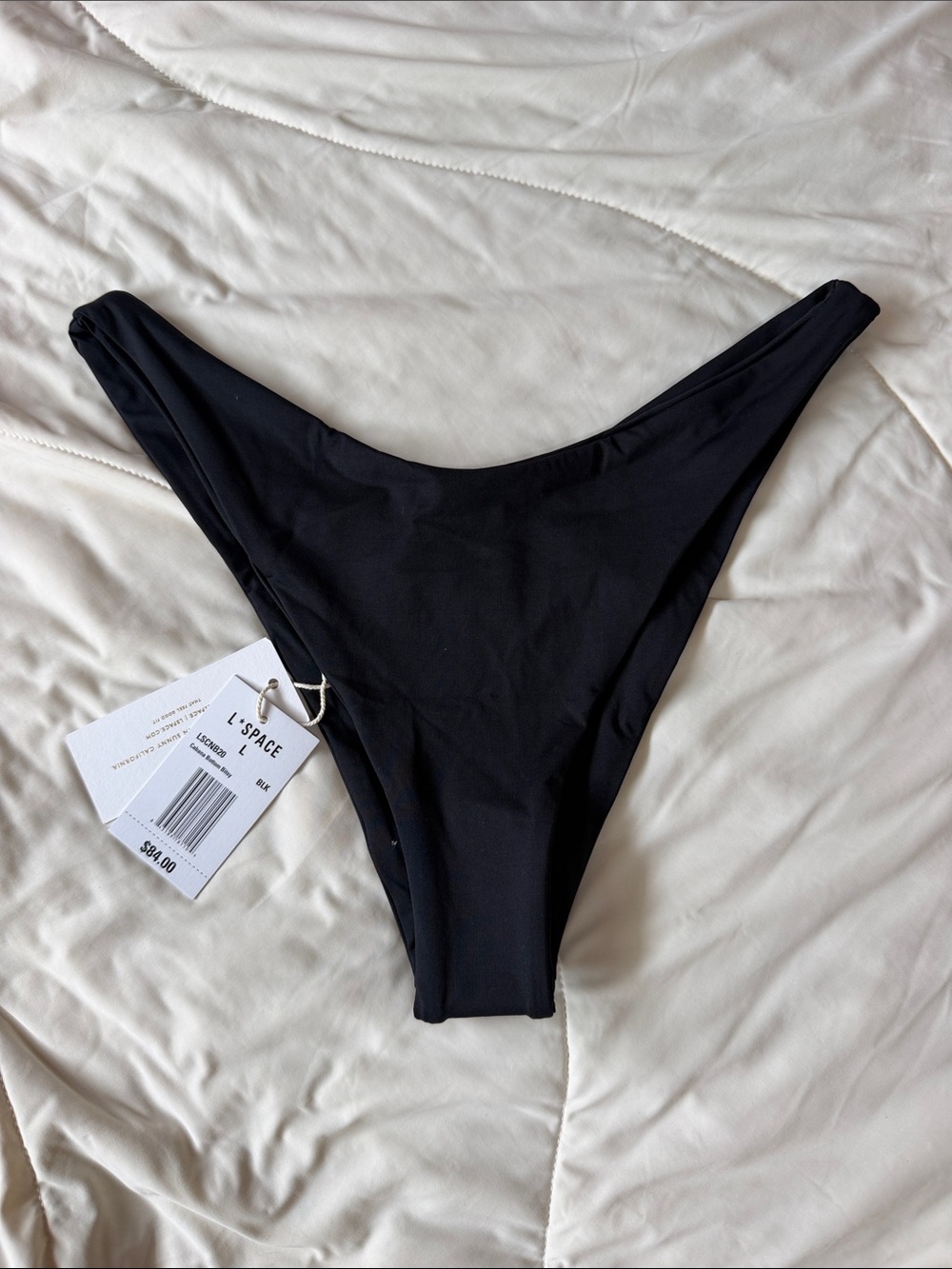 l*space Sleek Black Bikini Bottom large